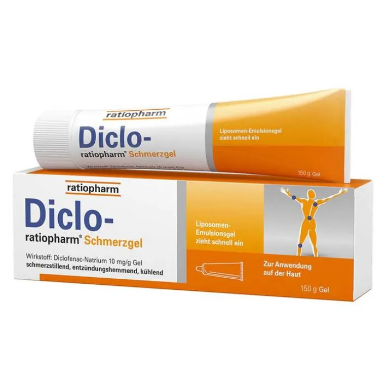 Discount Ratiopharm Diclo Schmerzgel - mit Diclofenac, 150 g