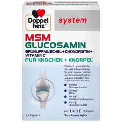 Doppelherz Msm Schwefel-MSM Glucosamin system Kapseln, 60 St