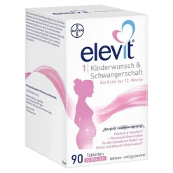 Elevit Schwangerschaft|Kinderwunsch Tabletten-1 Kinderwunsch & Schwangerschaft Tabletten, 90 St
