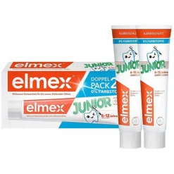 Kinder Elmex Zahnpflege|Für Kinder & Babys-Junior Zahnpasta Doppelpack, 2X75 ml