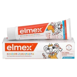 Kinder Elmex Zahnpflege|Für Kinder & Babys-Kinderzahnpasta mit Faltschachtel, 50 ml
