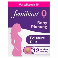 Femibion Schwangerschaft|Kinderwunsch Tabletten-0 Babyplanung Tabletten, 84 St