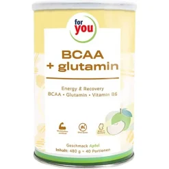 Online For You Bcca + glutamin Energy & Recovery Apfel Pulver , 480 g