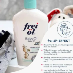 Frei Öl Waschlotionen & Bäder|Haut- & Haarpflege-Babyöl, 140 ml