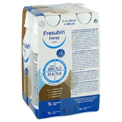 Clearance Fresubin Energy Drink Cappuccino Trinkflasche, 4X200 ml