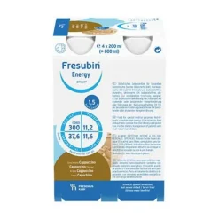 Clearance Fresubin Energy Drink Cappuccino Trinkflasche, 6X4X200 ml