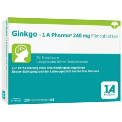 1A Pharma Ginkgo – 1 A Pharma® 240 mg Filmtabletten, 120 St