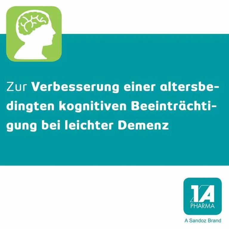 1A Pharma Ginkgo|Durchblutungs Tabletten-Ginkgo biloba - 1 A Pharma® 120 mg Filmtabletten, 60 St