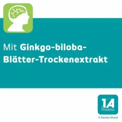 1A Pharma Ginkgo|Durchblutungs Tabletten-Ginkgo biloba - 1 A Pharma® 120 mg Filmtabletten, 60 St