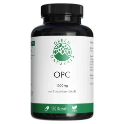 Green Naturals Opc-OPC 1000mg aus Traubenkern-Extr.Kps, 180 St