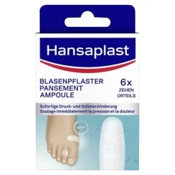 Hansaplast Blasenpflaster|Heftpflaster-Blasenpflaster klein, 6 St