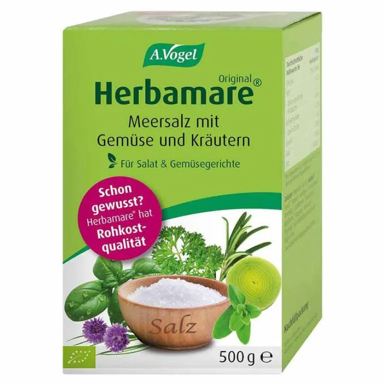 A. Vogel Gewürze & Kräuter-Herbamare Nachfüllbeutel Salz, 500 g