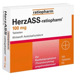 Best Ratiopharm HerzASS-® 100 mg, 100 St