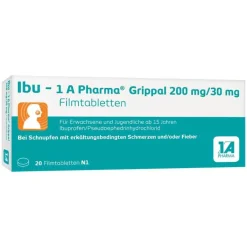 1A Pharma Grippetabletten-Ibu- Grippal 200 mg / 30 mg Filmtabletten, 20 St