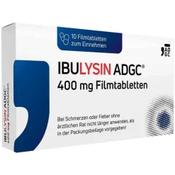 ADGC Zahnschmerztabletten|Regelschmerzen Tabletten-IBULYSIN ® 400 mg Filmtabletten, 10 St
