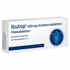 axicur Zahnschmerztabletten|Regelschmerzen Tabletten-ibutop® 400 mg Schmerztabletten von ®, 20 St