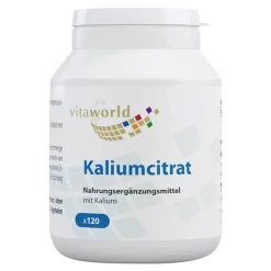 Clearance Vitaworld Kaliumcitrat 560 mg Kapseln, 120 St