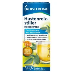 Kinder Klosterfrau Hustenstiller Kinder|Hustenstiller-Hustenreiz-Stiller Heißgetränk Pulver, 10X5 g