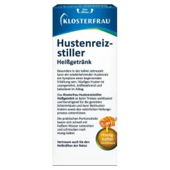 Kinder Klosterfrau Hustenstiller Kinder|Hustenstiller-Hustenreiz-Stiller Heißgetränk Pulver, 10X5 g