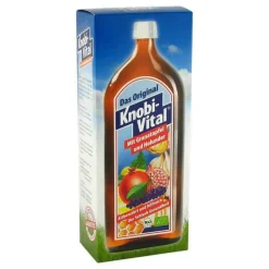 KnobiVital Knoblauch|Säfte-mit Granatapfel + Holunder Bio, 960 ml