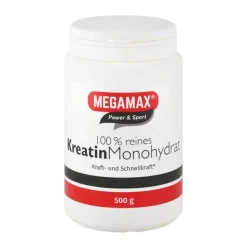 Clearance Megamax Kreatin Monohydrat 100% Mega, 500 g