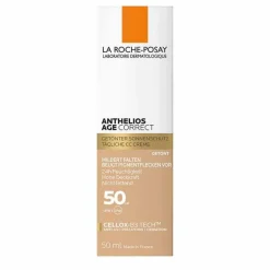 Clearance La Roche Posay Anthelios Age Correct getönte Creme LSF 50, 50 ml