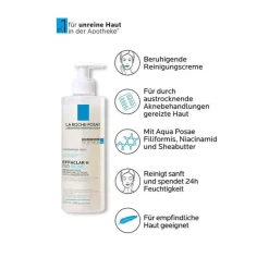 Best La Roche Posay Effaclar H Iso-Biome Reinigungscreme, 390 ml