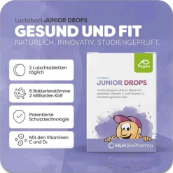 Clearance Lactobact Junior Drops Lutschtabletten, 180 St