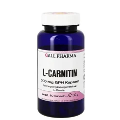 Clearance Hecht Pharma L-Carnitin 500 mg GPH Kapseln, 60 St