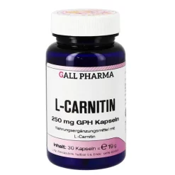Clearance Hecht Pharma L-Carnitin 250 mg Kapseln, 30 St