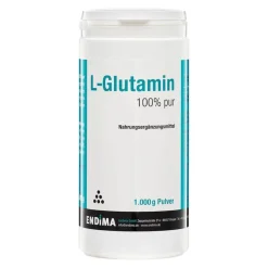 Endima Muskulatur|Aminosäuren-L-Glutamin 100% Pur Pulver, 1000 g