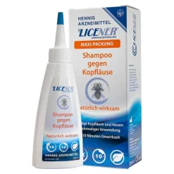 Licener Läusemittel|Läuseshampoo-gegen Kopfläuse Shampoo Maxi-Packung, 200 ml