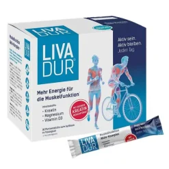 Livadur Kreatin|Magnesium-Muskelfunktion Aktiv-Komplex Sticks, 30 St