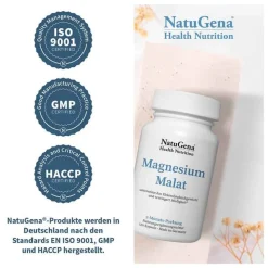 Hot Natugena Magnesiummalat Kapseln, 120 St