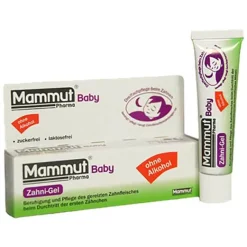 Kinder Mammut Zahnpflege|Für Kinder & Babys-Baby Zahni Gel, 10 ml