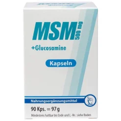 Canea-Pharma Msm Schwefel-MSM 500 mg + Glucosamine Kapseln, 90 St