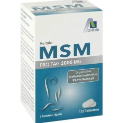 Avitale Msm Schwefel-MSM 2000 mg Tabletten, 120 St