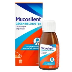 Kinder Mucosilent Hustenstiller Kinder|Hustensaft Kinder-gegen Reizhusten Levodropropizin 6mg/ml Saft, 100 ml