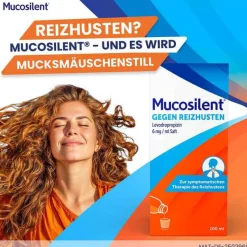 Kinder Mucosilent Hustenstiller Kinder|Hustensaft Kinder-gegen Reizhusten Levodropropizin 6mg/ml Saft, 100 ml
