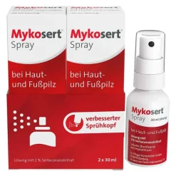 Clearance Mykosert ® Spray bei Haut- und Fußpilz, 2X30 ml