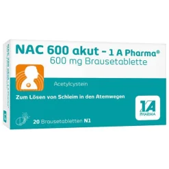 1A Pharma Hustenlöser-NAC 600 akut Brausetabletten, 20 St