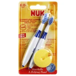 Nuk Zahnpflege|Für Kinder & Babys-Zahnpflege-Lernset Blister, 2 St
