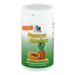 Best Avitale Papaya Ananas Enzym Kapseln, 60 St