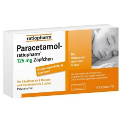Discount Ratiopharm Paracetamol 125 mg Sgl.-Suppositorien, 10 St