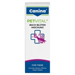 Canina Beruhigungsmittel Katze|Beruhigungsmittel Hund-Petvital Bachblüten Nr.6 Globuli vet. (für Tiere), 10 g