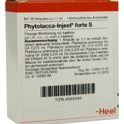 Outlet Injeel Phytolacca forte S Ampullen, 10 St