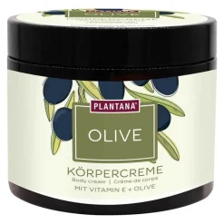 Plantana Cremes & Balsame|Anti-Aging-Olive Körpercreme mit Vitamin-E, 500 ml