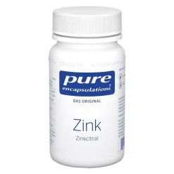 Pure Encapsulations Zink-Zink Zinkcitrat Kapseln, 60 St