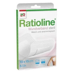 Best Ratioline Wundverband 15x10 cm steril, 5 St