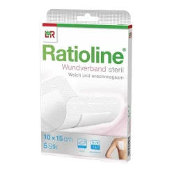 Best Ratioline Wundverband 15x10 cm steril, 5 St